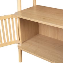Carrie 4 Tier Rubberwood Display Shelf